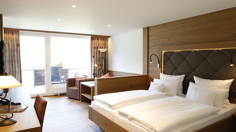 Doppelzimmer Superior Hirschkopf im Wellnesshotel Enztalhotel im Schwarzwald