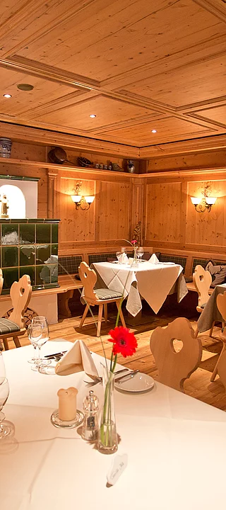 Schwäbische Stube im Gourmethotel Enztalhotel im Enzklösterle