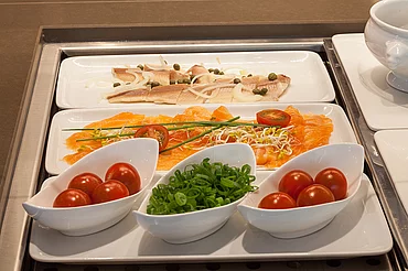 Frühstücksbuffet im Gourmethotel Enztalhotel im Schwarzwald