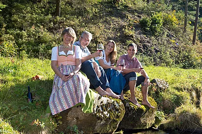 La famille d'hôtes Frey de l'Enztalhotel à Enzklösterle