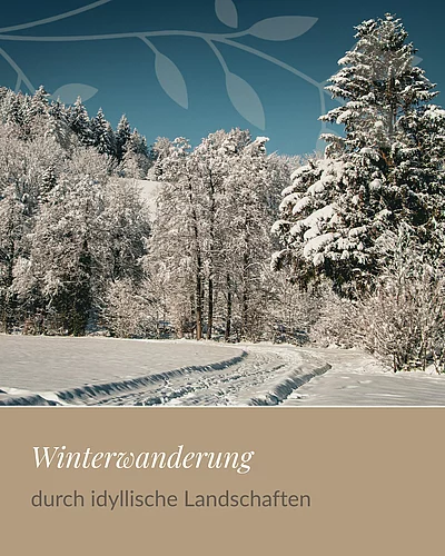 Winter-Traumtage im Enztalhotel . Unsere Winter-Traumtage verbinden Genuss, Natur und Entspannung zu einem abwechslungsreichen Programm. .