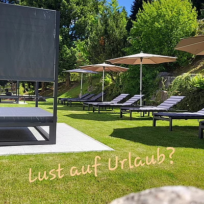 NEU im Enztalhotel, unsere traumhafte Liegewiese mit Himmelbetten! Entspannung pur mitten in der Natur-ab sofort könnt ihr auf unserer neuen Liegewiese unter freiem Himmel träumen!