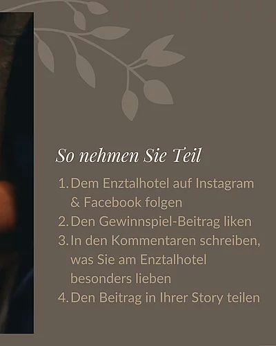 Zum Start ins neue Jahr verschenken wir besondere Wohlfühl- und Genussmomente Zu gewinnen: • 2× „Fühl dich wohl“ – Gesichtsbehandlung ca.